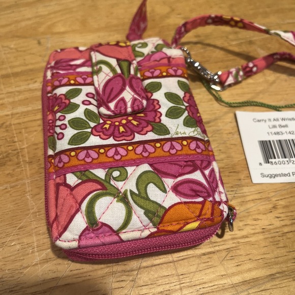 NWT~Vera Bradley Lilli Bell Carry It All Wristlet - Picture 3 of 6